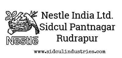 Nestle India Ltd. Sidcul Pantnagar Rudrapur